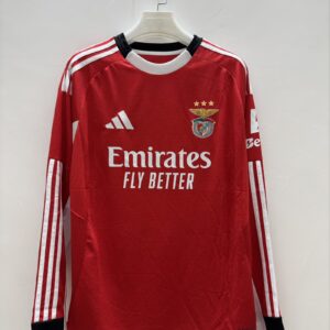 [Fans Version]SL Benfica home in the 2025-26 season long sleeves