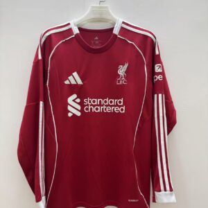 [Fans Version]Liverpool home in the 2025-26 season long sleeves