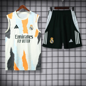 [Fans Version]Real Madrid match training uniform in the 2025-26 season
