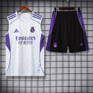 [Fans Version]Real Madrid match training uniform in the 2025-26 season