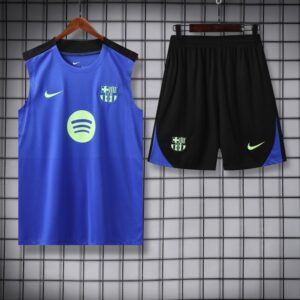 [Fans Version]FC Barcelona Pre match training uniform in the 2025-26 season