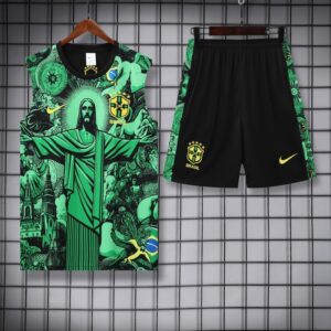 [Fans Version]Brazil match training uniform in the 2025-26 season