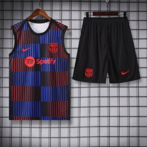 [Fans Version]FC Barcelona Pre match training uniform in the 2025-26 season
