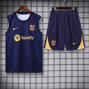 [Fans Version]FC Barcelona Pre match training uniform in the 2025-26 season