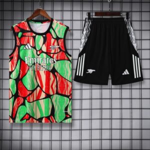 [Fans Version]Arsenal Pre match training uniform in the 2025-26 season