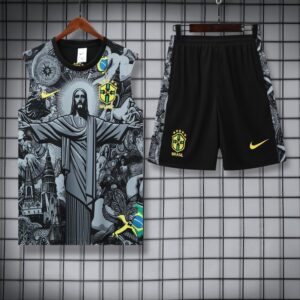[Fans Version]Brazil match training uniform in the 2025-26 season