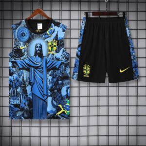 [Fans Version]Brazil match training uniform in the 2025-26 season